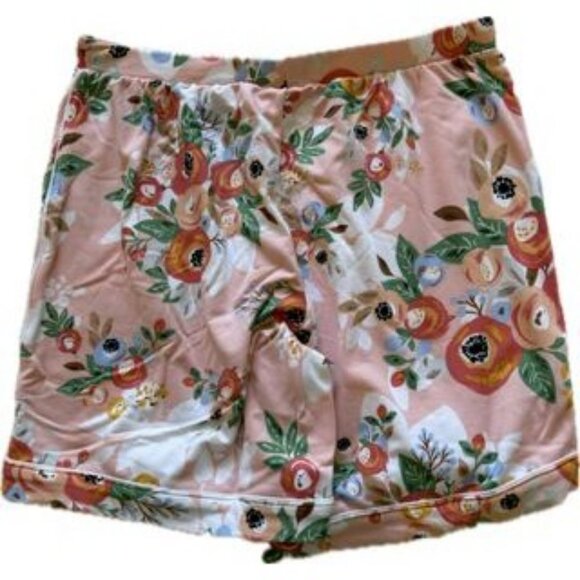 NWT - CUDDLE DUDS Short Sleeve V-Neck Top with Short Pajama Set - Size S - Peach - Picture 6 of 7